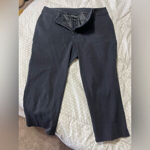 Lane Bryant Black Dress Capris